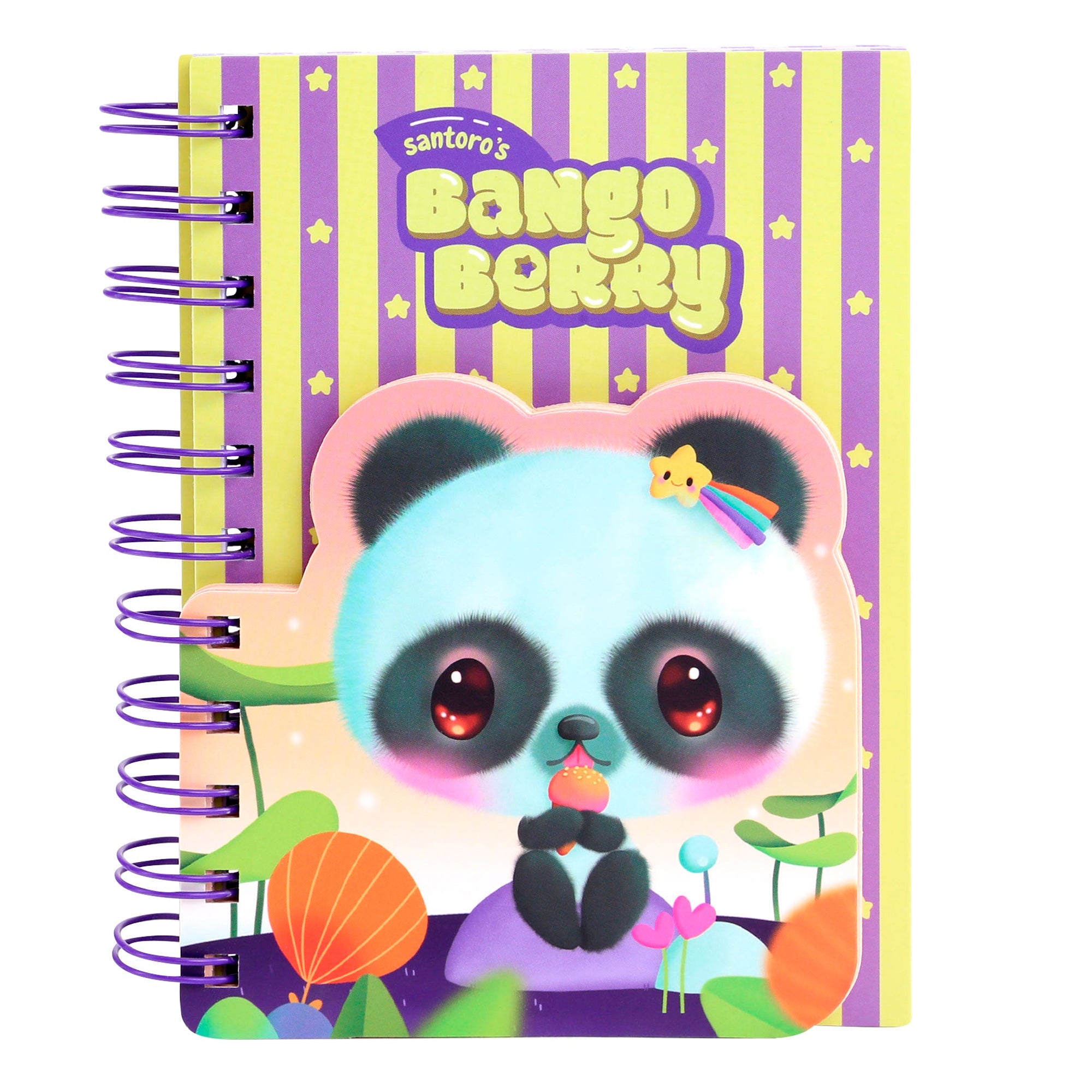 Bangoberry Pally Panda Layered Wirebound Notebook