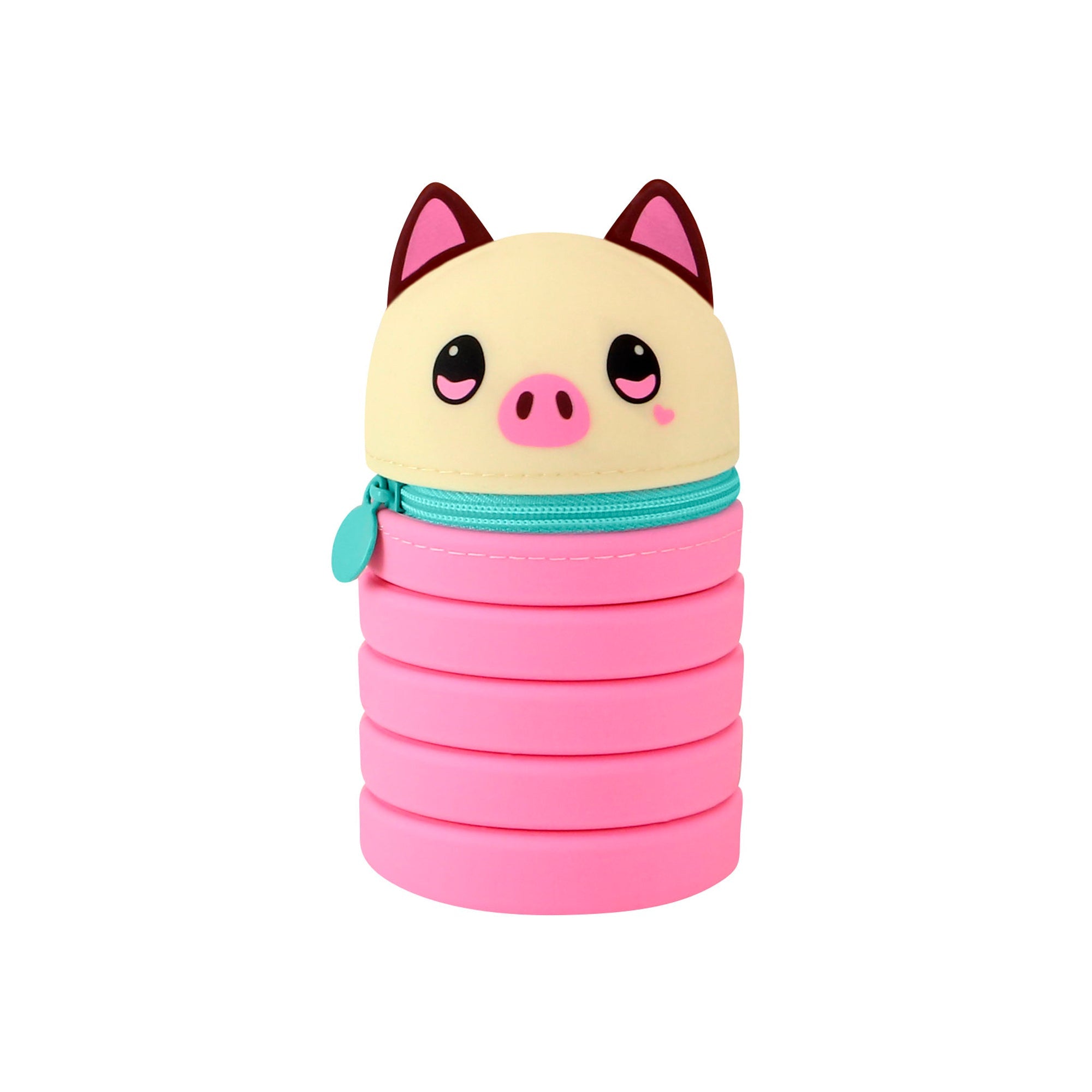 Bangoberry Piggy Pig Stretchy Pencil Case
