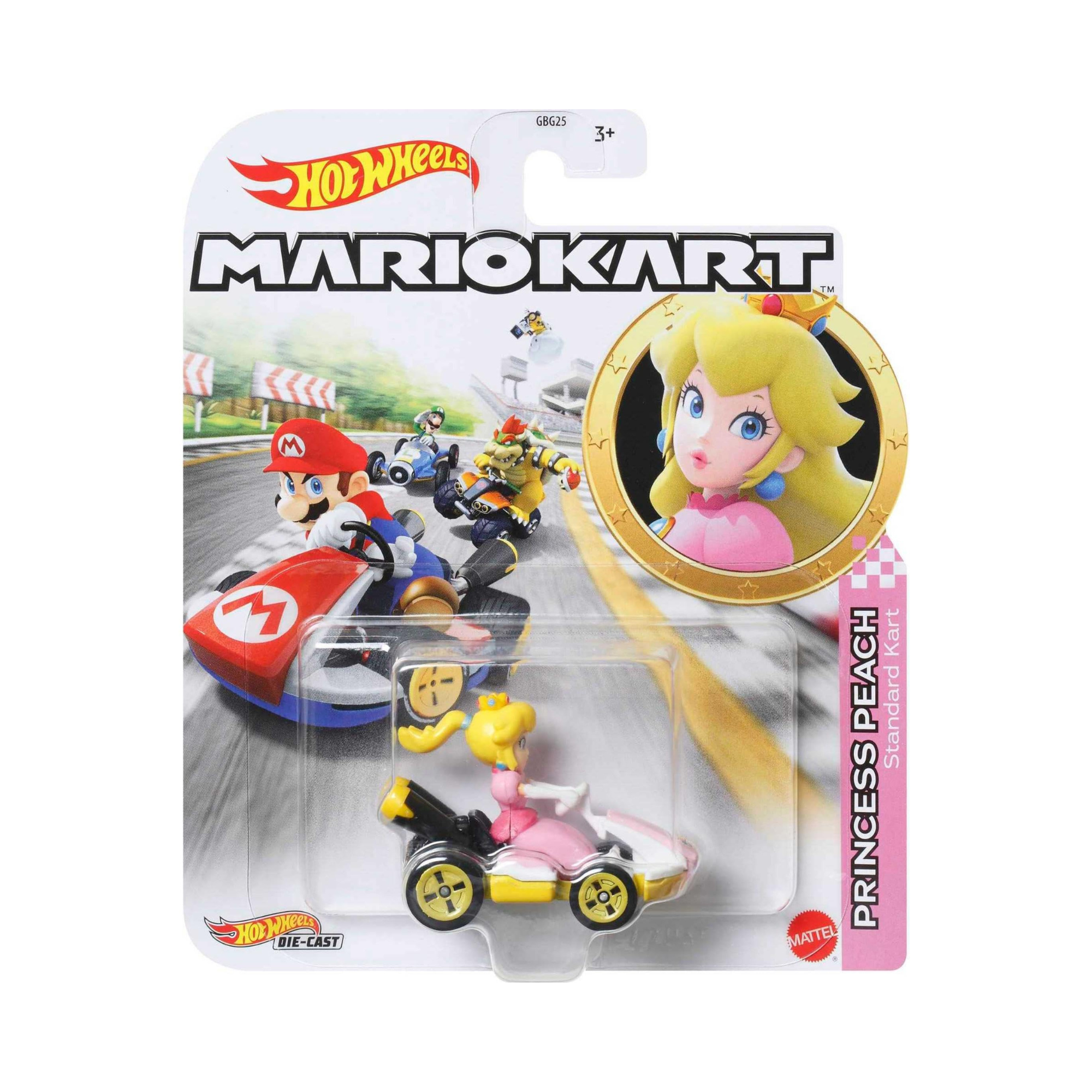 Mattel Hot Wheels Mario Kart Replica Die Cast Vehicles