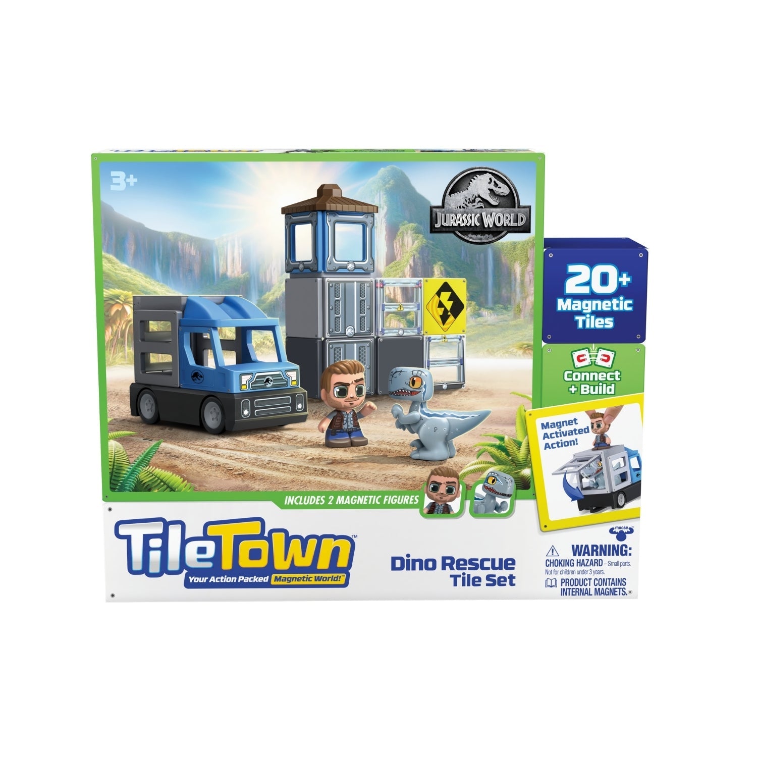 Tile Town Jurassic World Dino Scape Set (4)