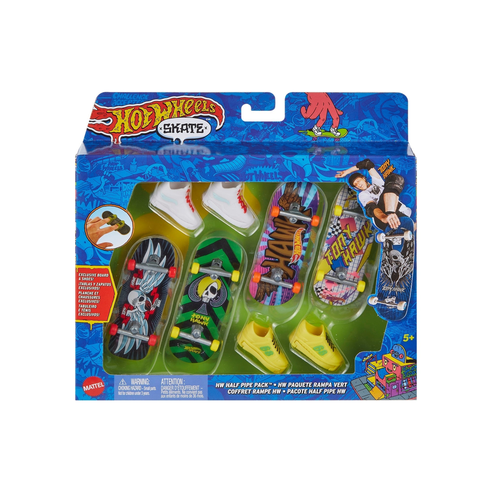 Mattel Hot Wheels Skate Board & Shoe Pack