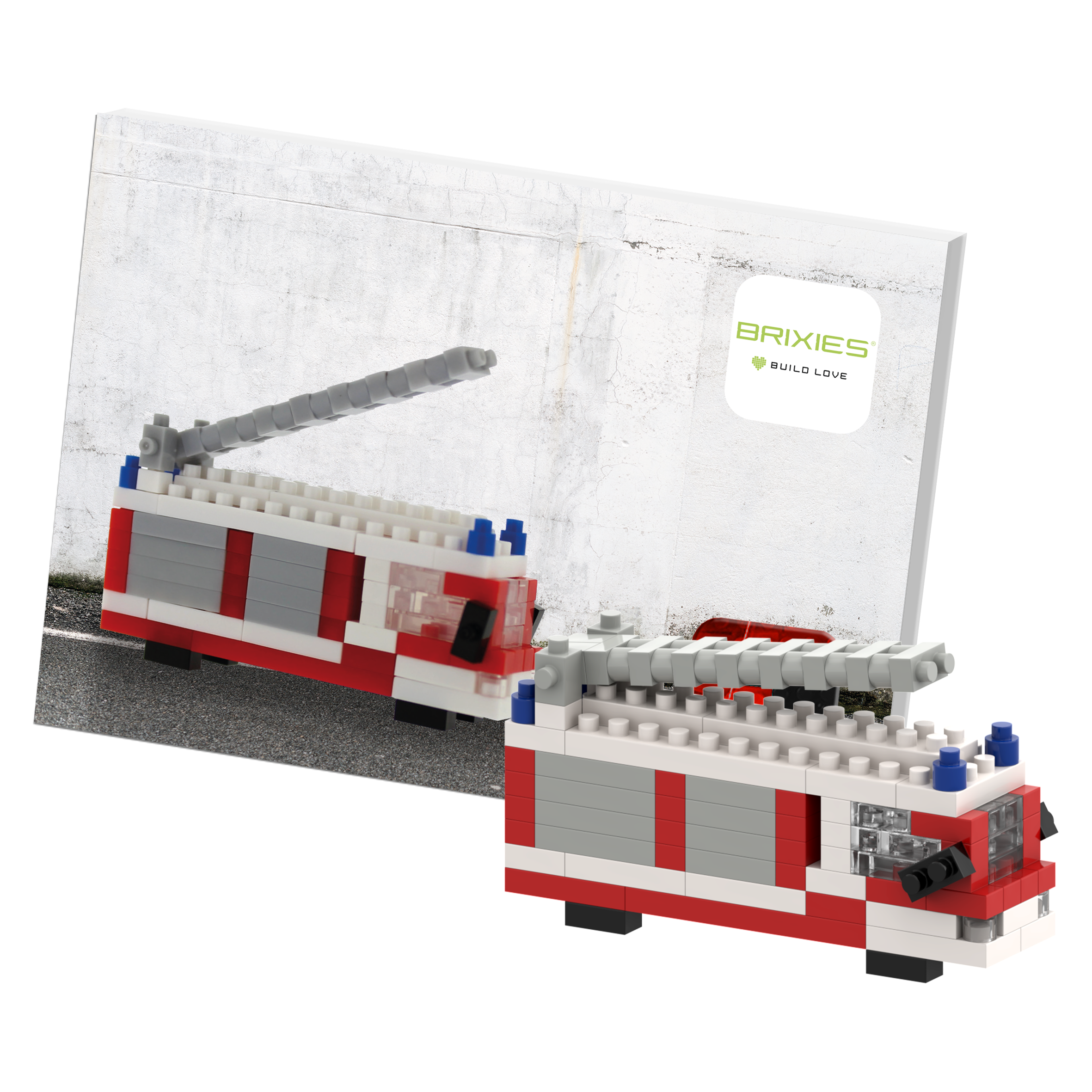Postcard Fire Truck