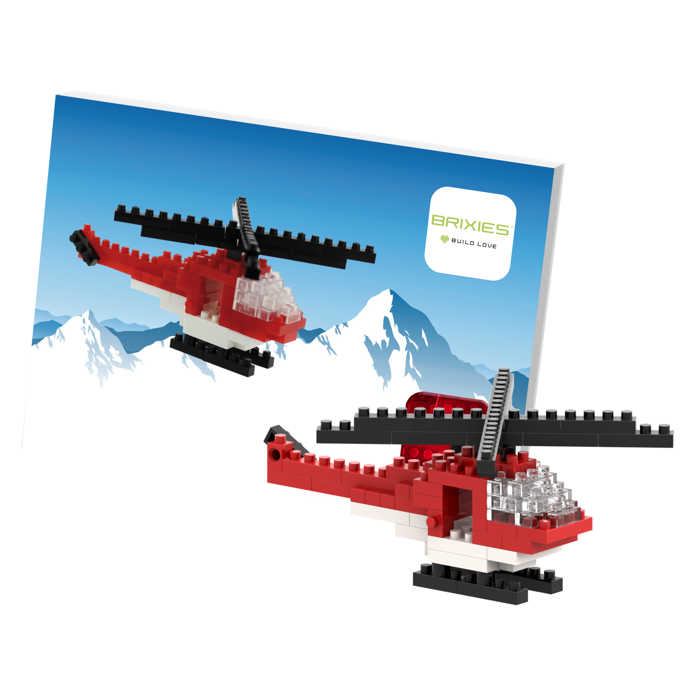 Postcard Helicopter