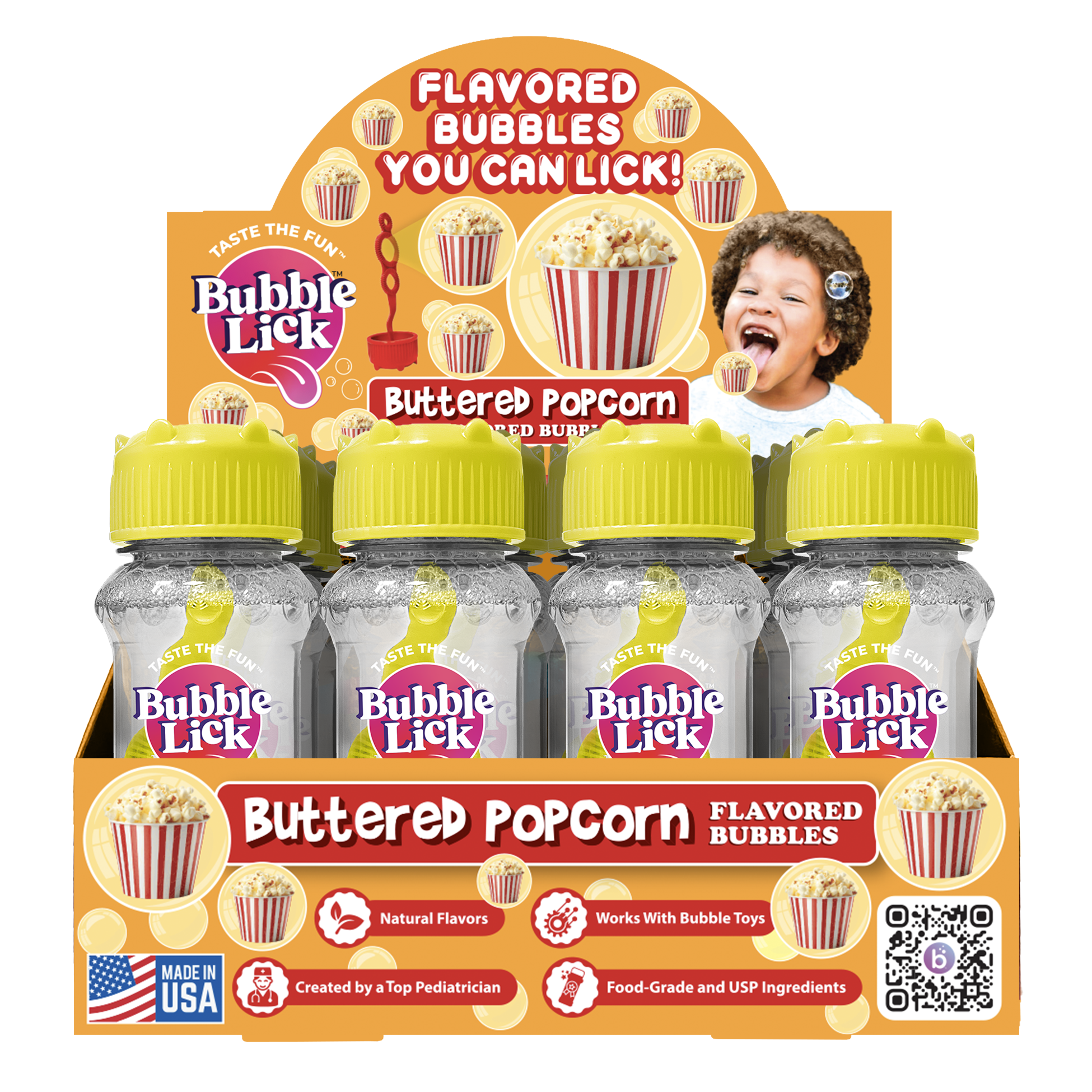 Bubblelick Buttered Popcorn Bubbles