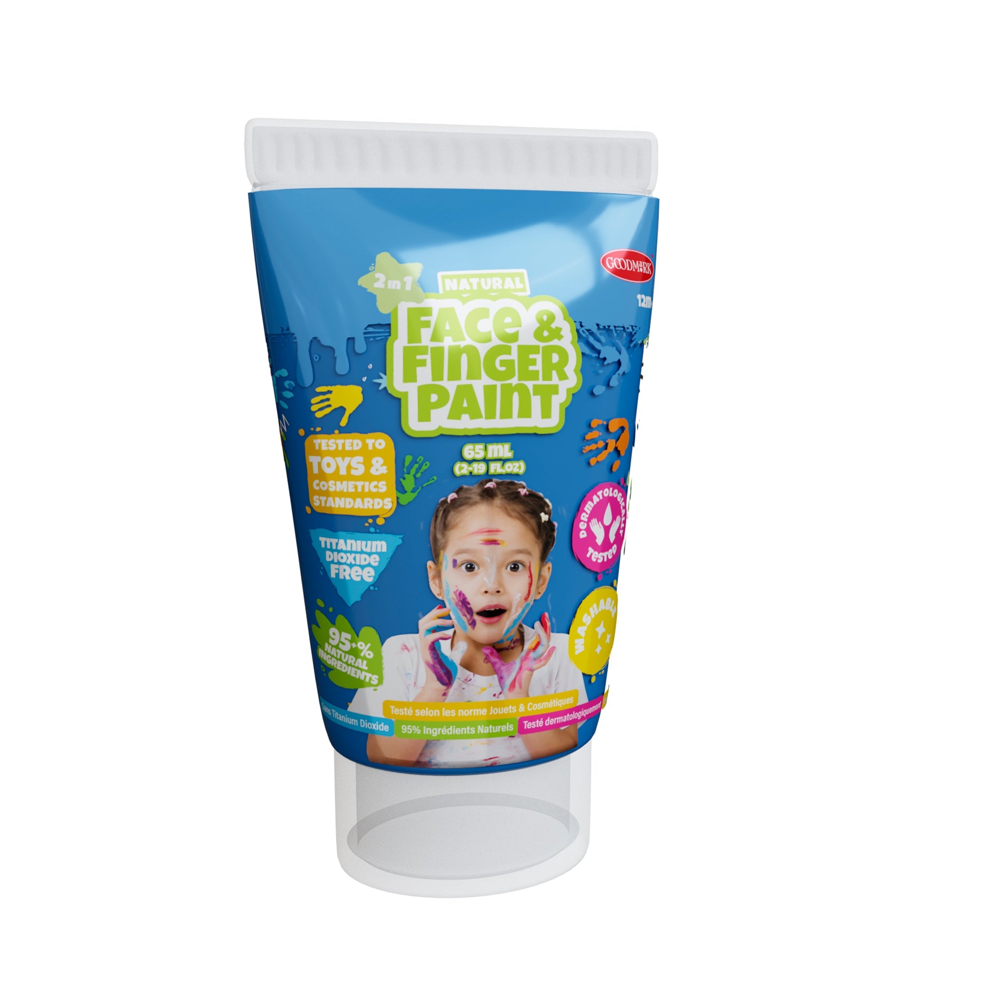 Natural Face & Finger Paint - 2.3 oz - 2 Pack