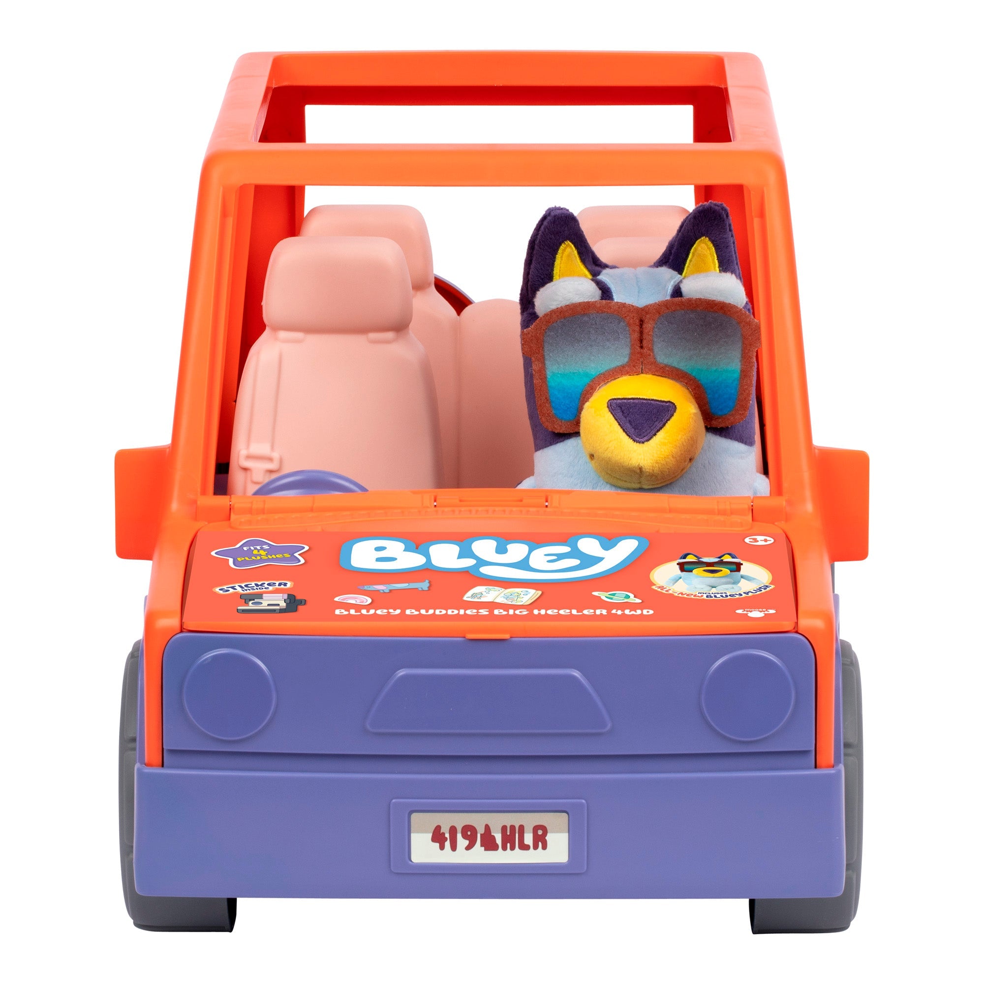 Bluey Buddies Big Heeler 4WD Car Playset