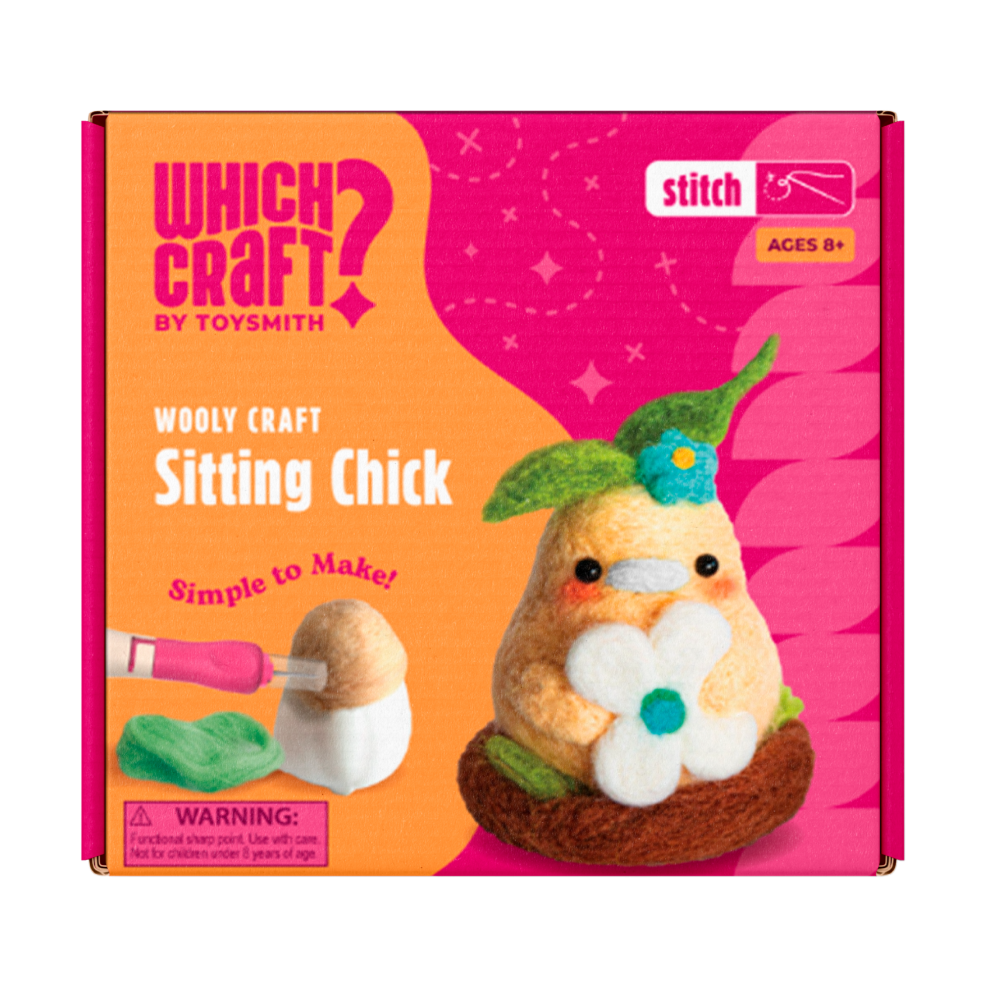 Which Craft Sitting Chick Wooly Craft