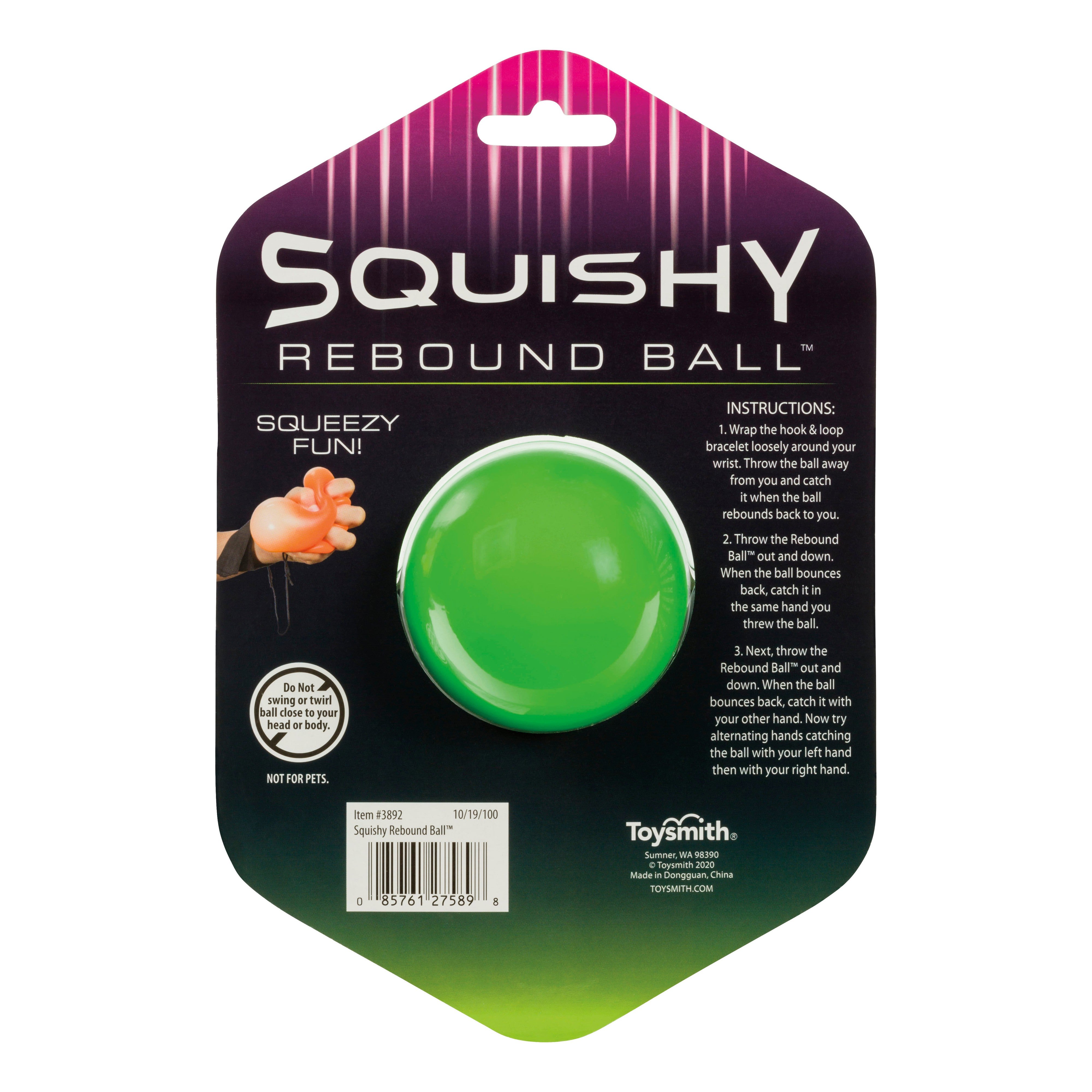 Toysmith Squishy Neon Rebound Ball