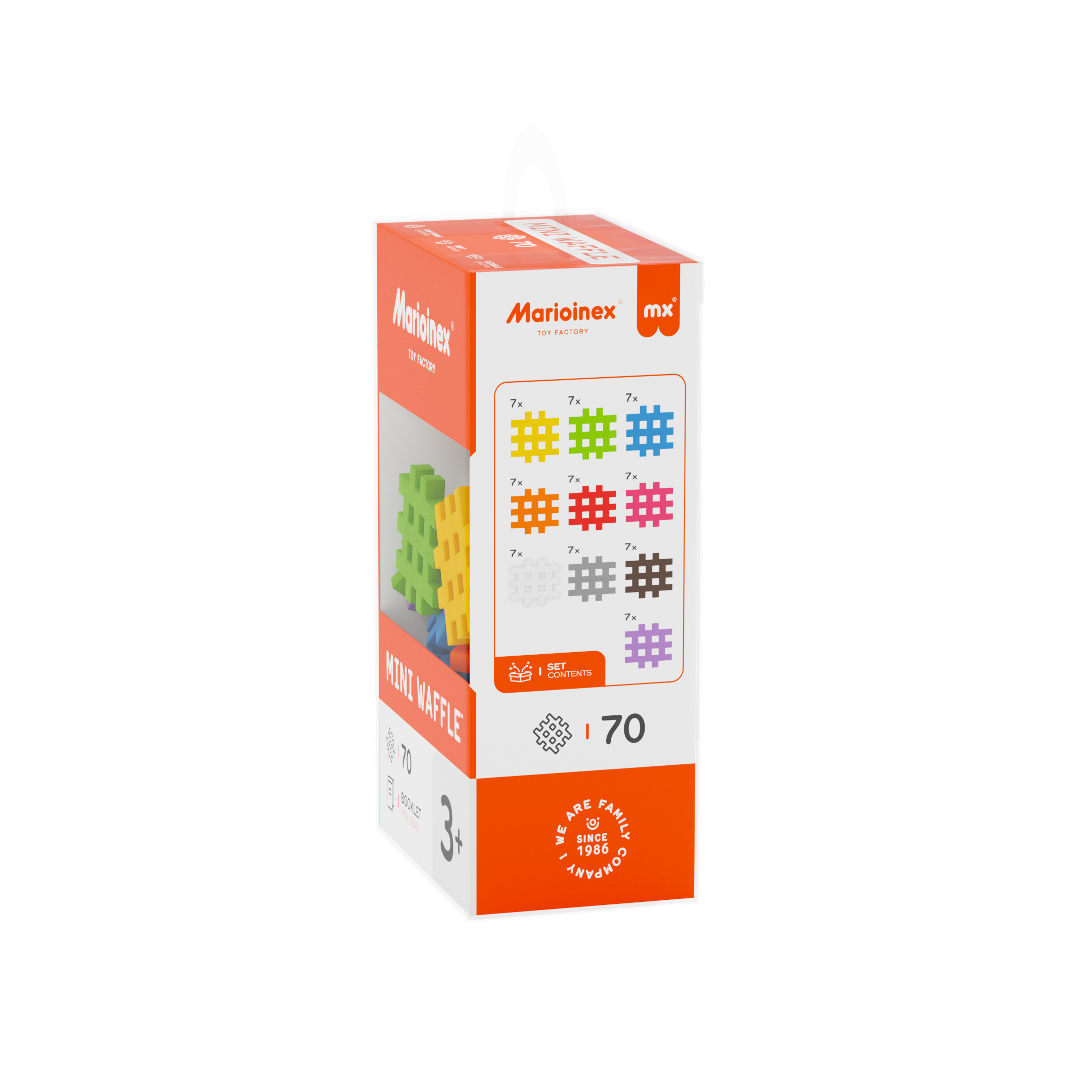 MARIONEX MINI WAFFLE 70 PCS