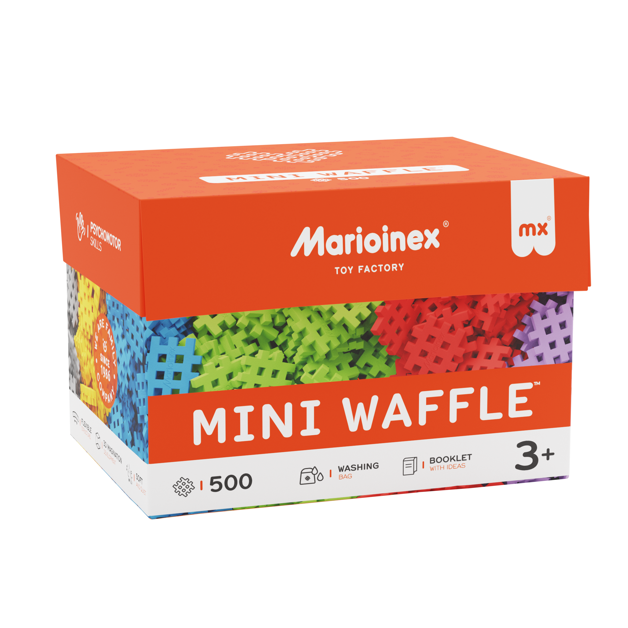 Marioinex Mini Waffle 500 Piece Set