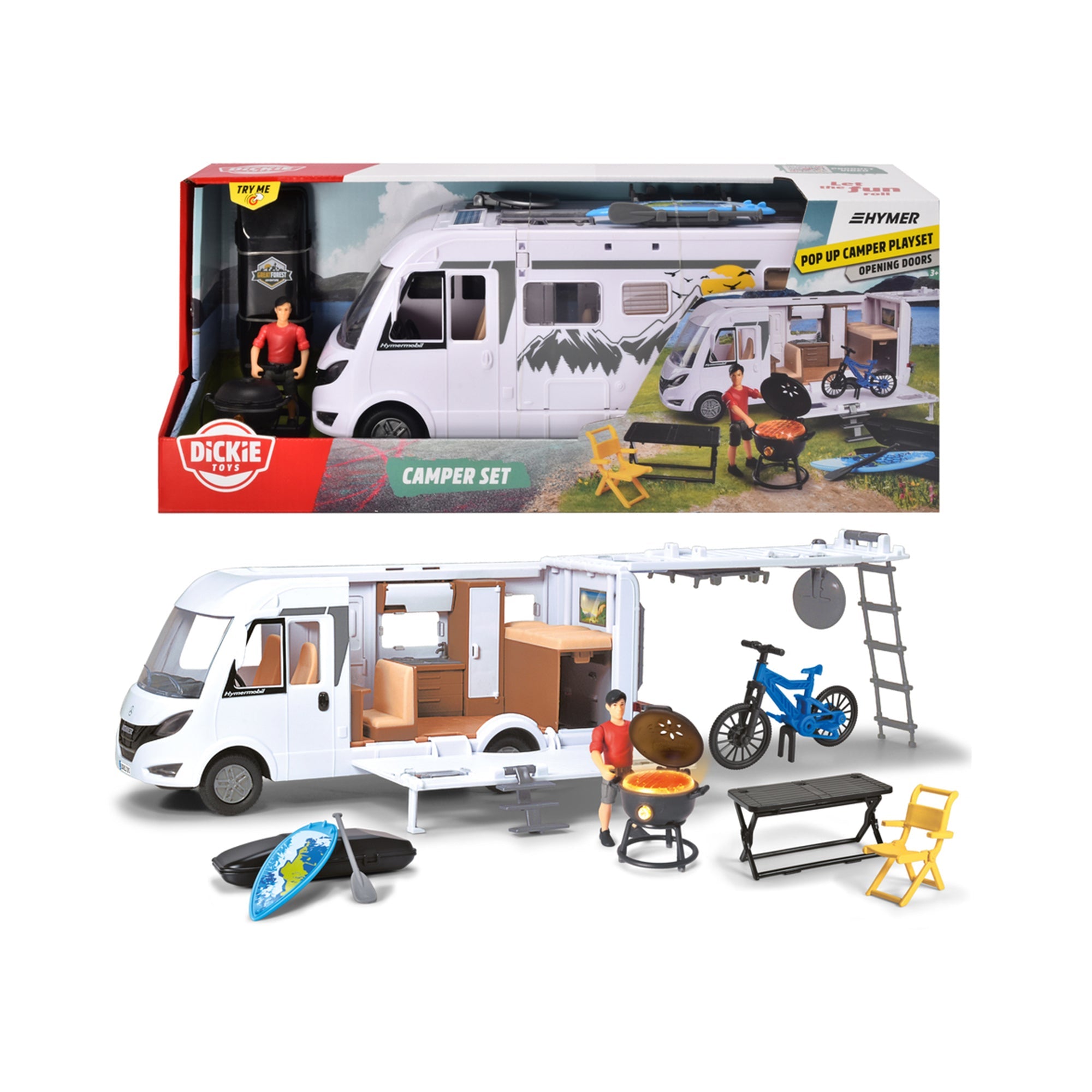 Dickie Toys Camper Set, Try Me