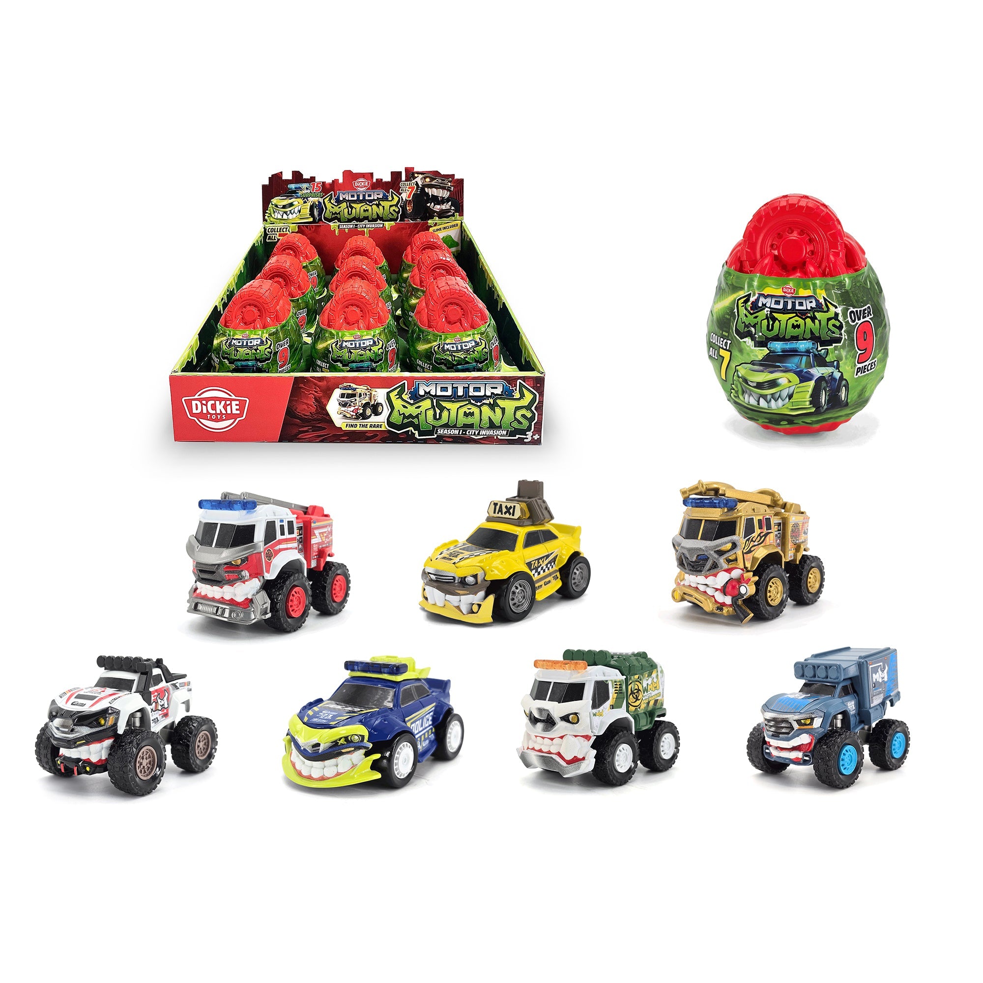 Dickie Toys Motor Mutants - 9 Egg CDU