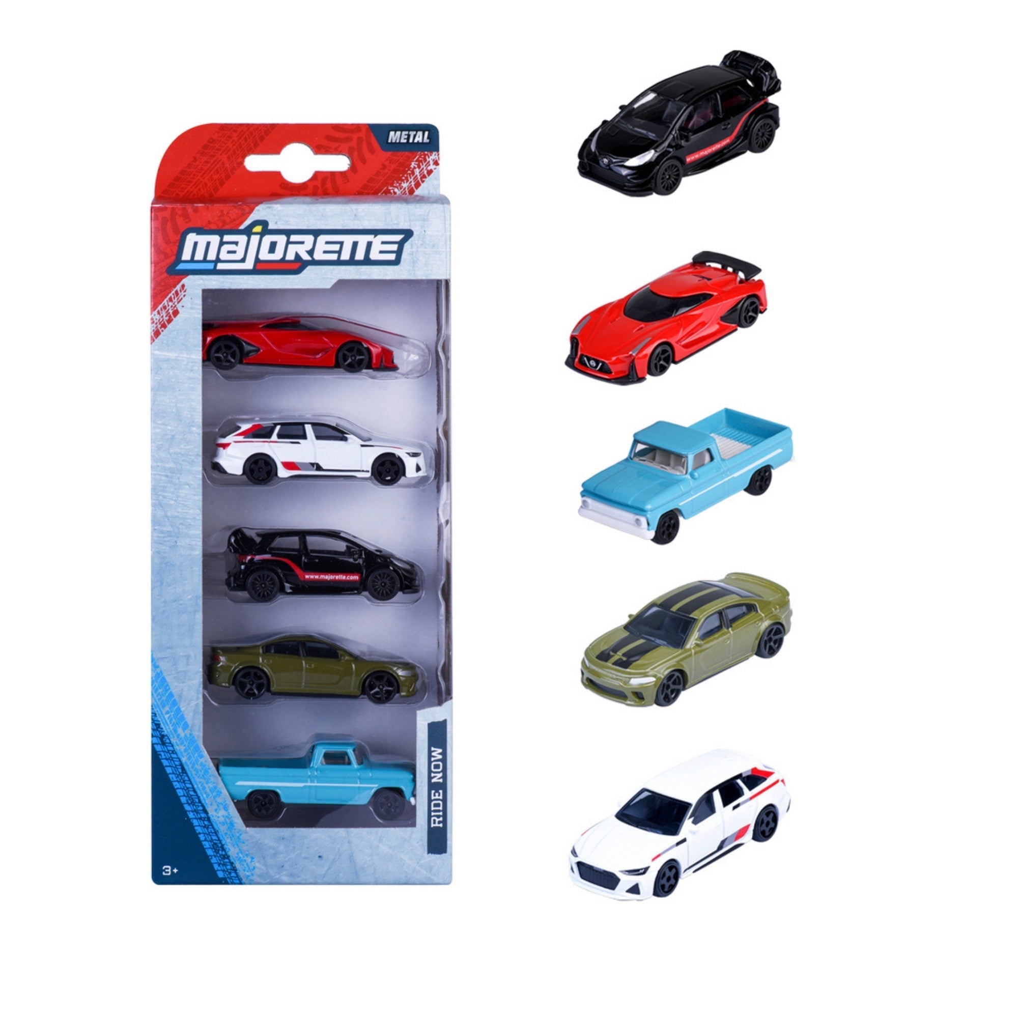 Majorette Street Car 5 Piece Diecast Set