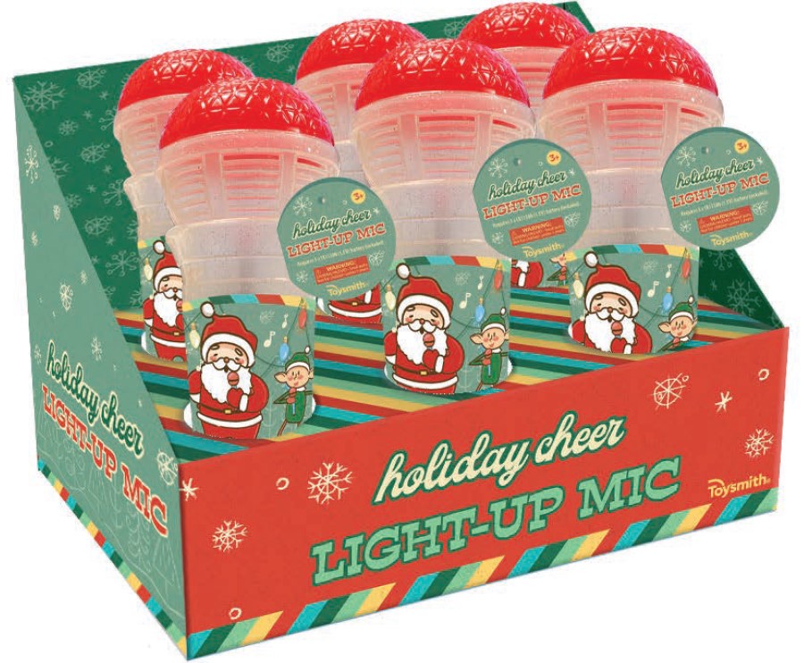 Toysmith Holiday Cheer Light-Up Mic