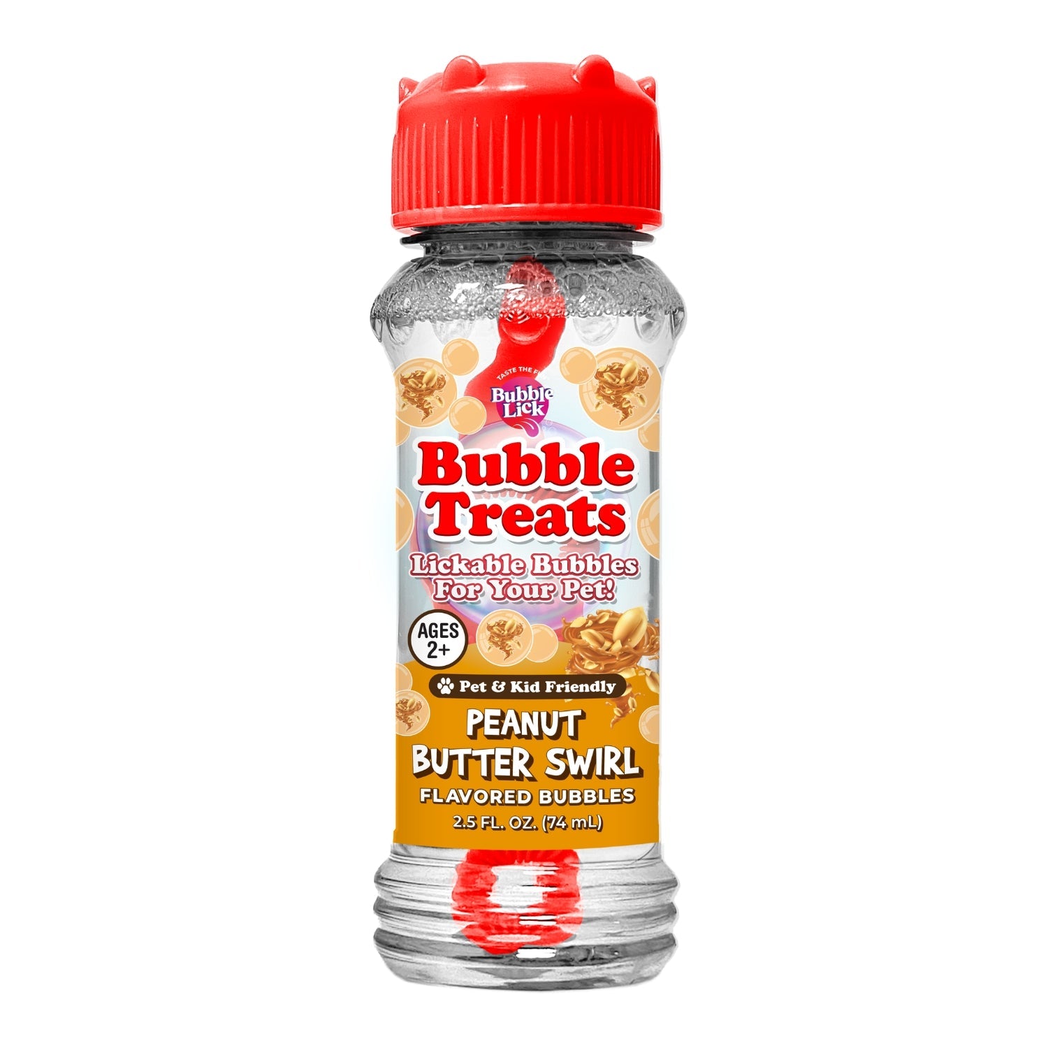 BubbleLick Peanut Butter Swirl Flavored Bubbles