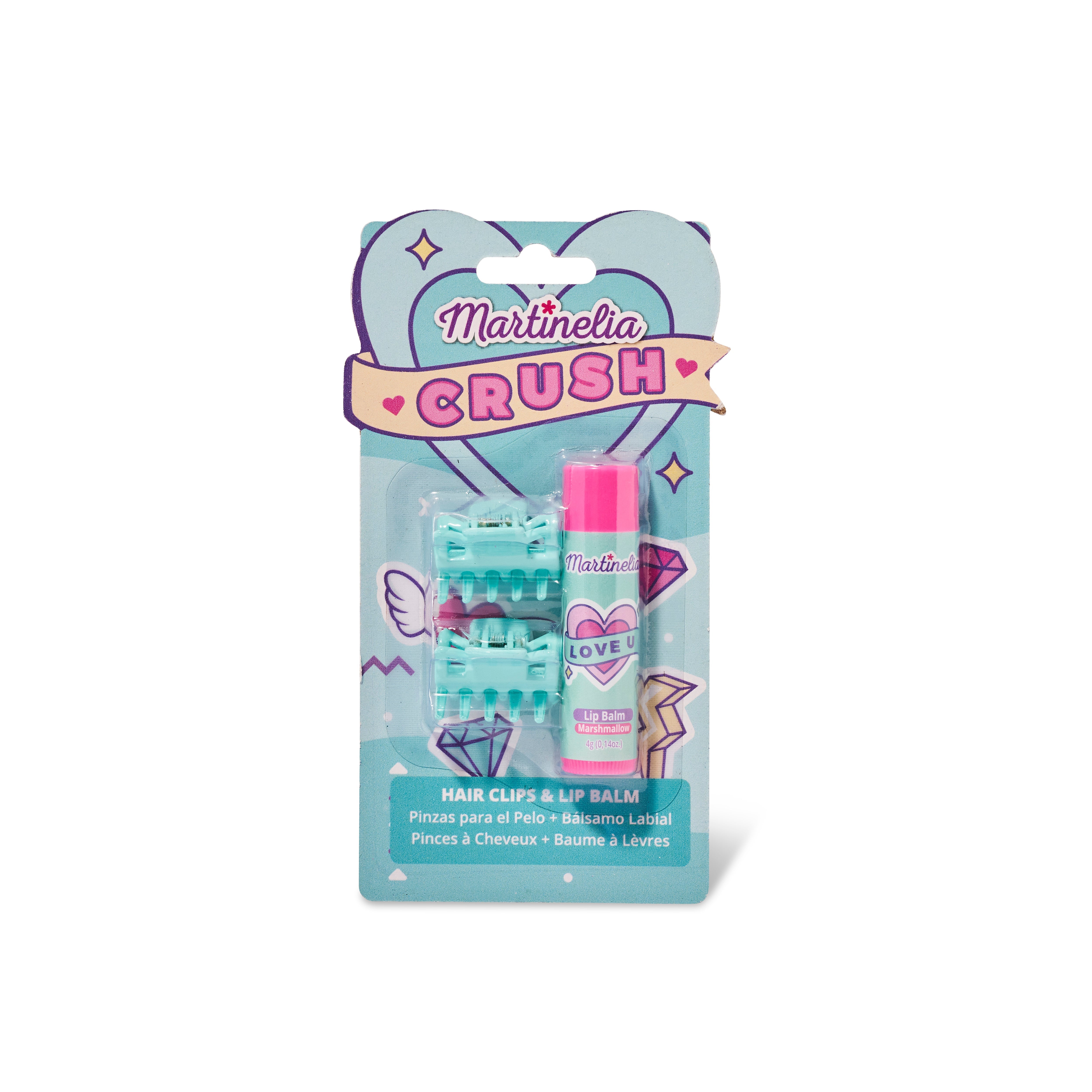 Martinelia Crush Hair Clips & Matching Lip Balm