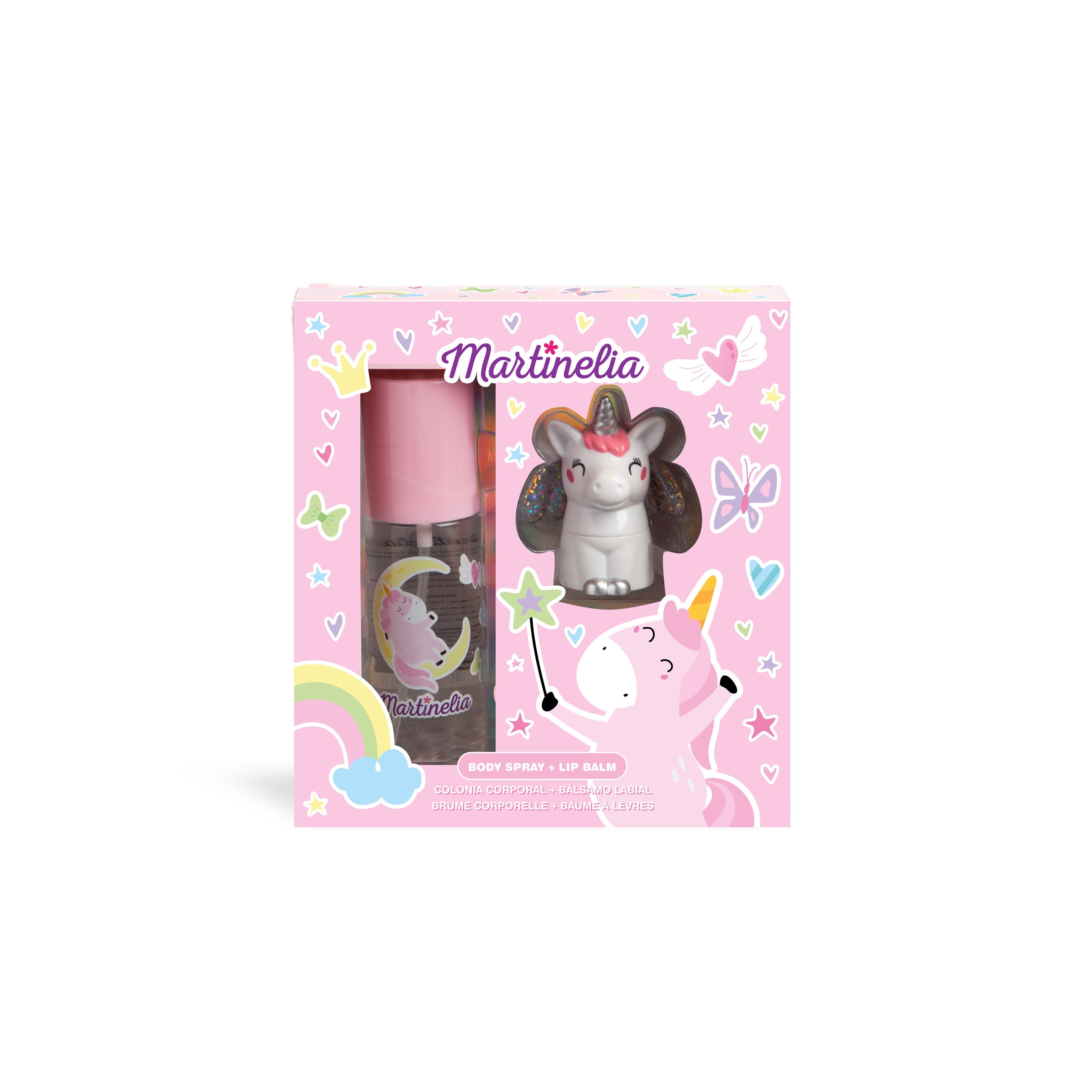 Martinelia Unicorn Sweet Dreams Body Spray & Lip Balm Combo