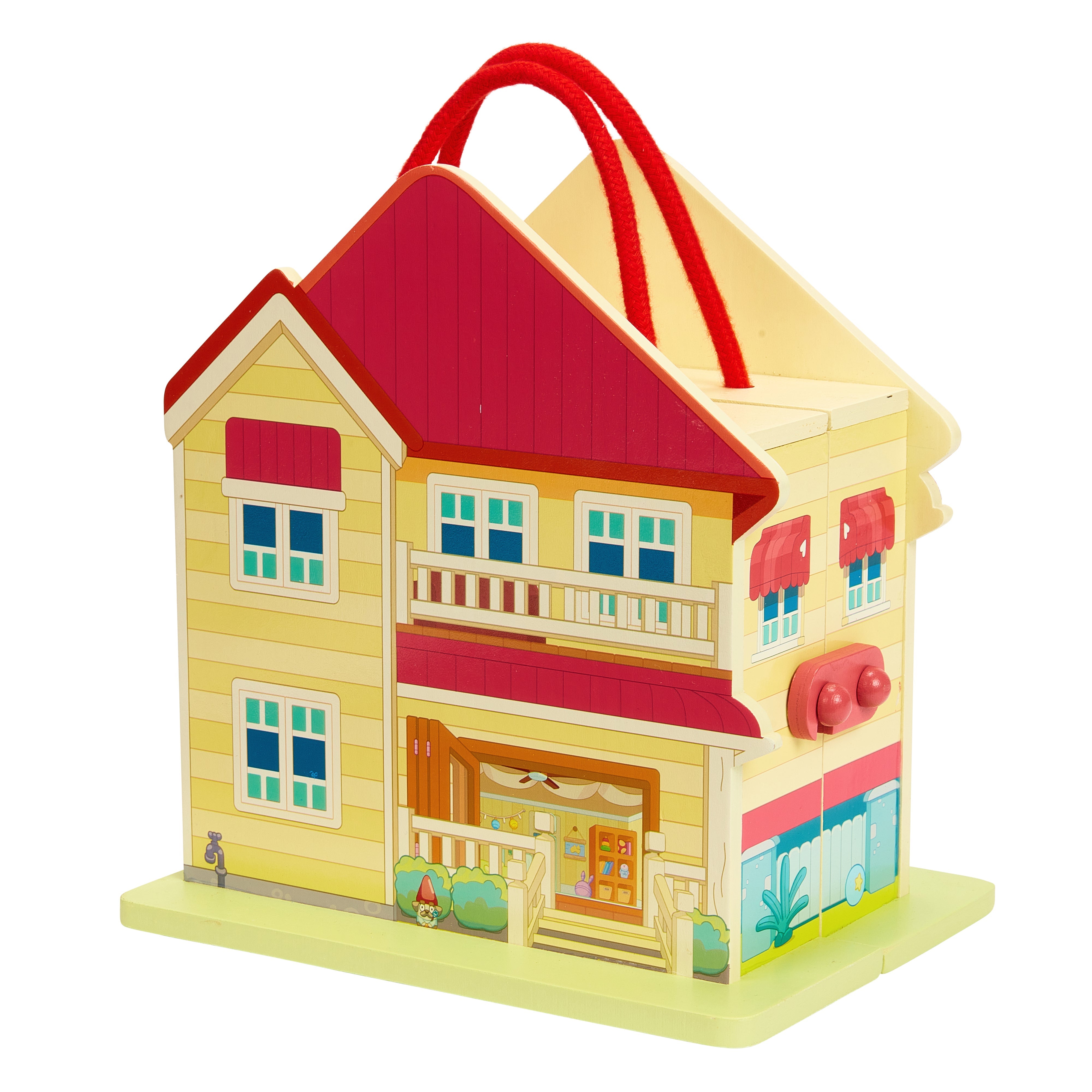 Bluey Wooden Carry Along House