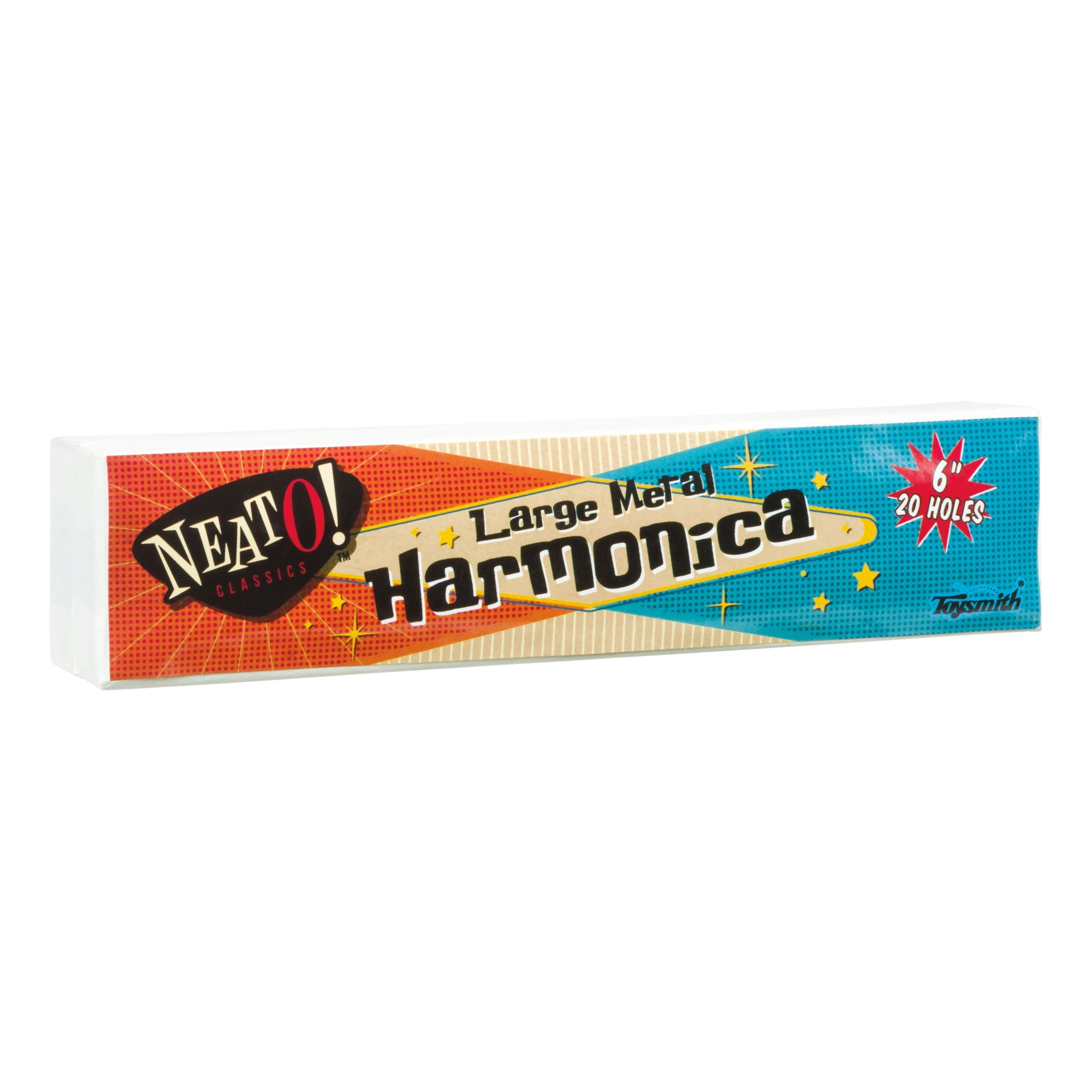Neato! Large Metal Harmonica