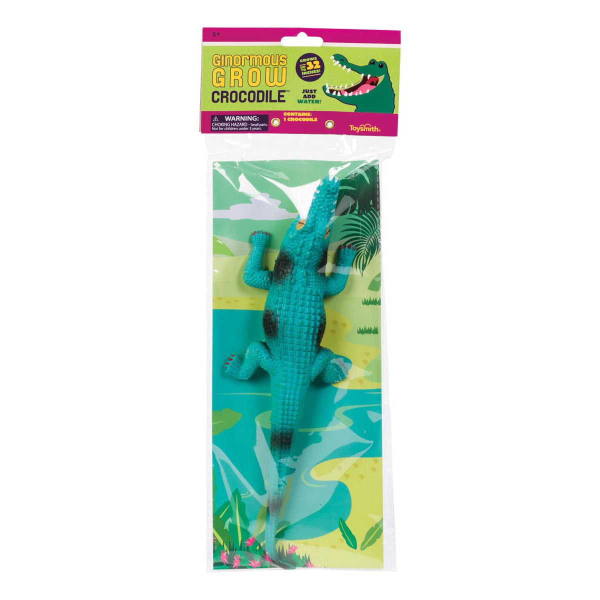 Toysmith Ginormous Grow Crocodile