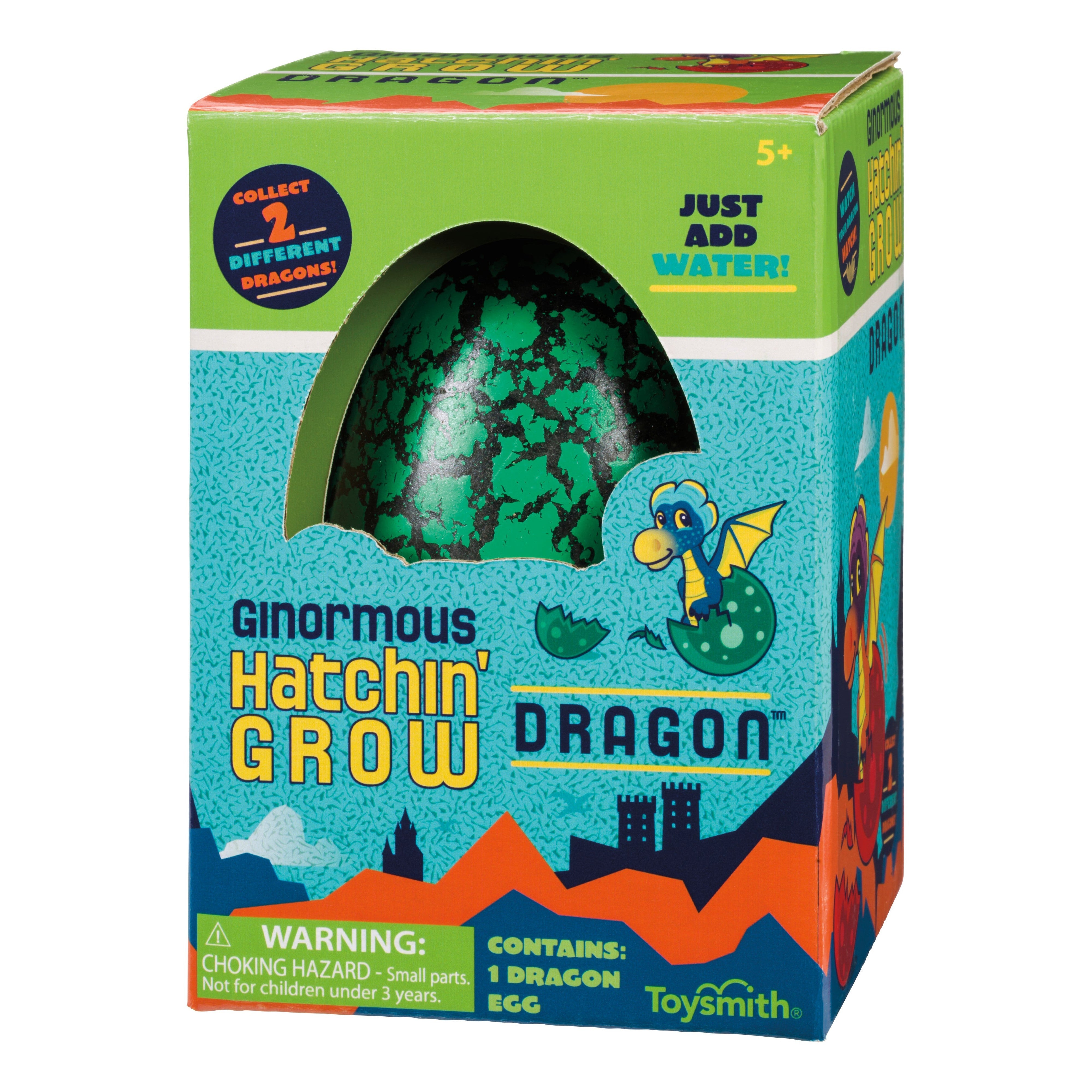 Toysmith Ginormous Hatch N Grow Dragon