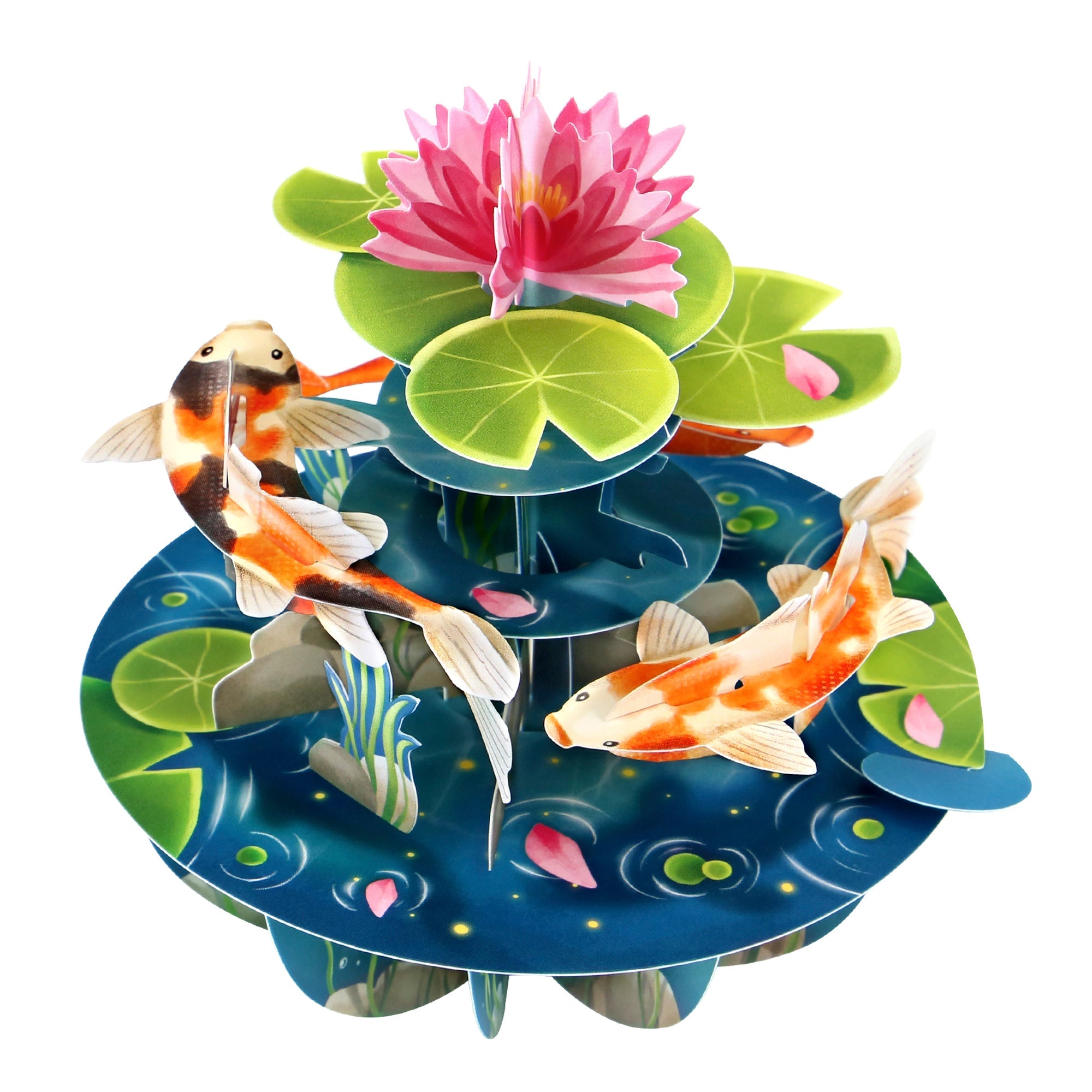 Santoro Pirouette Card: Koi Carp