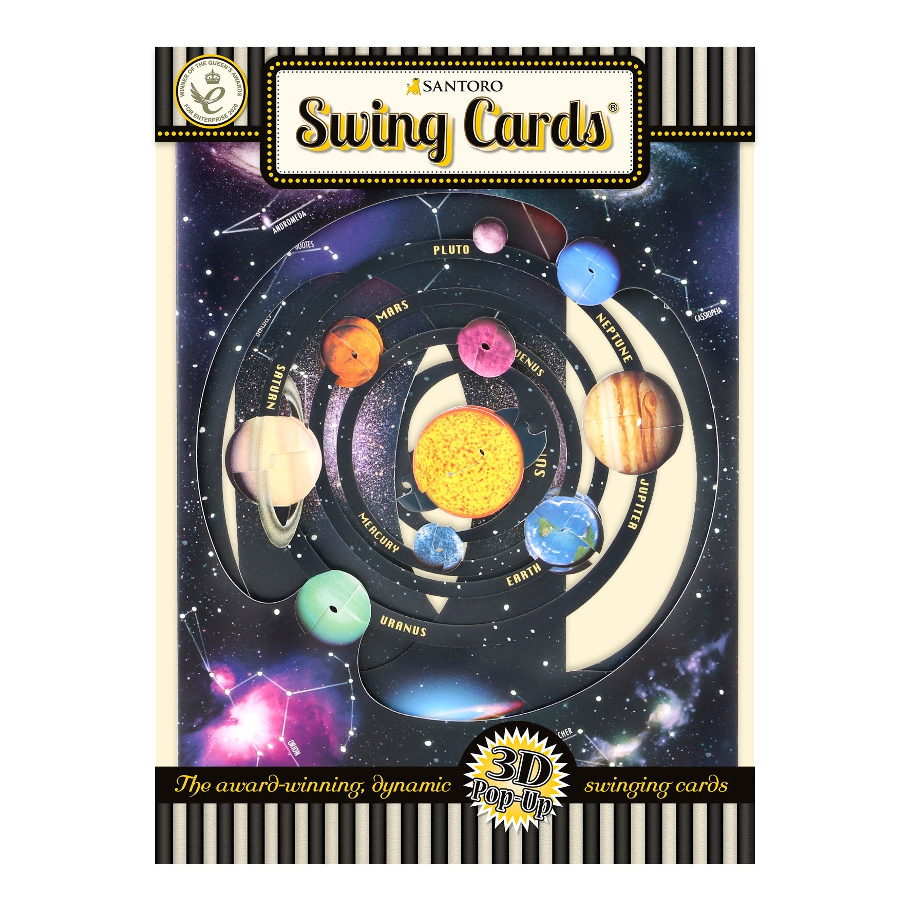 Santoro Swing Card: Solar System
