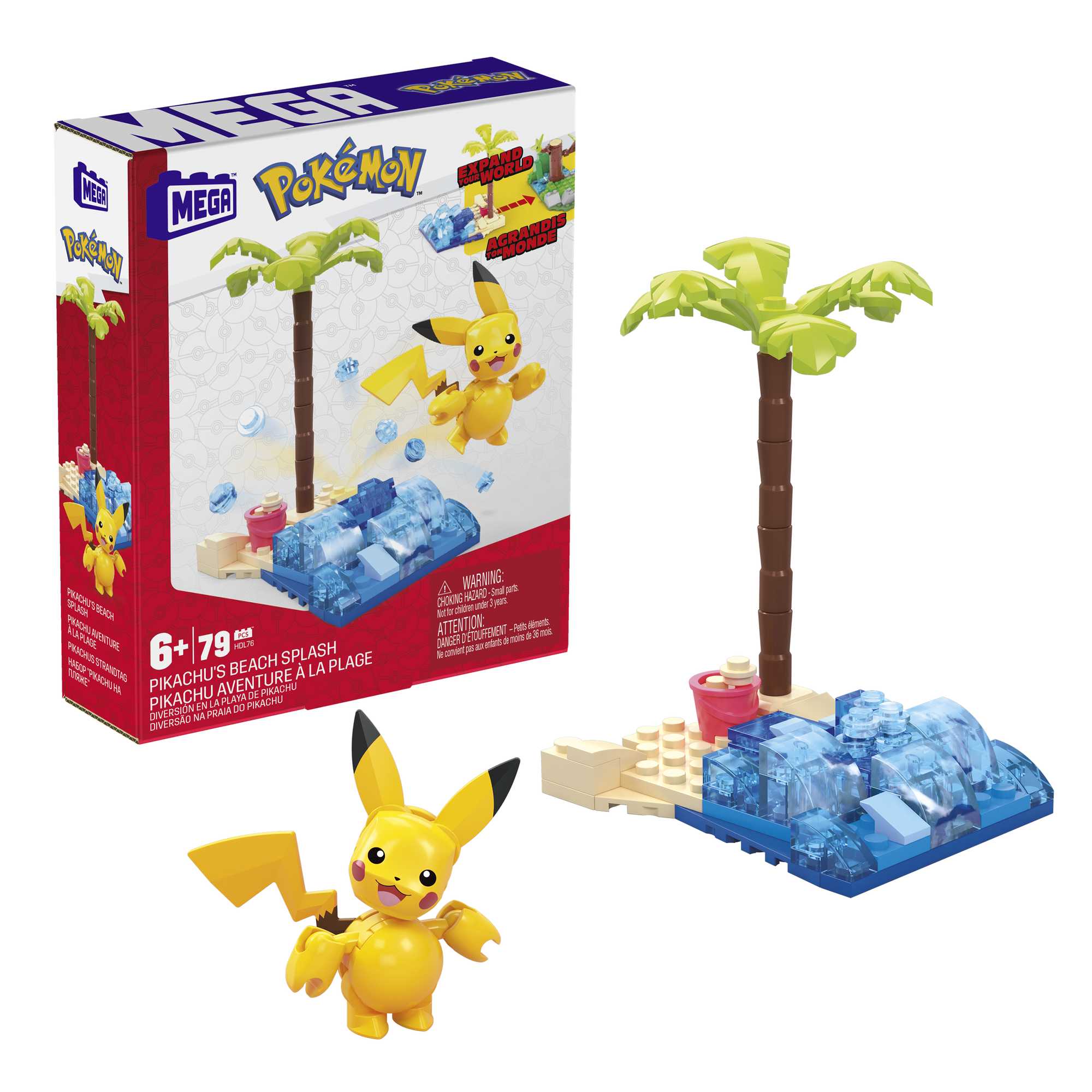 MEGA Pokemon Pikachu's Beach Splash