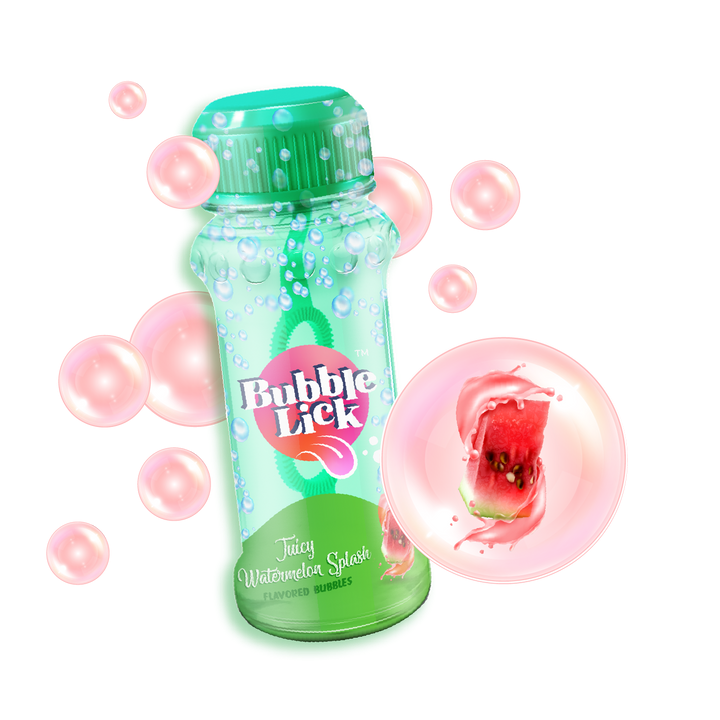 BubbleLick Watermelon Flavored Bubbles