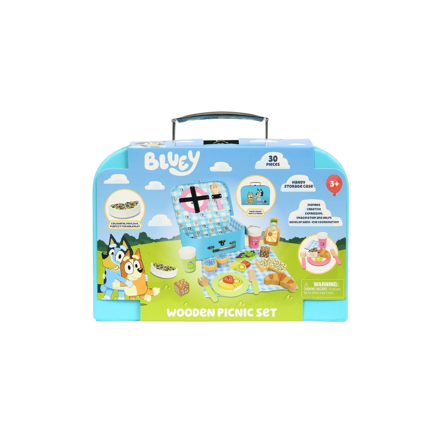 Moose Toys Bluey Wooden Picnic Set