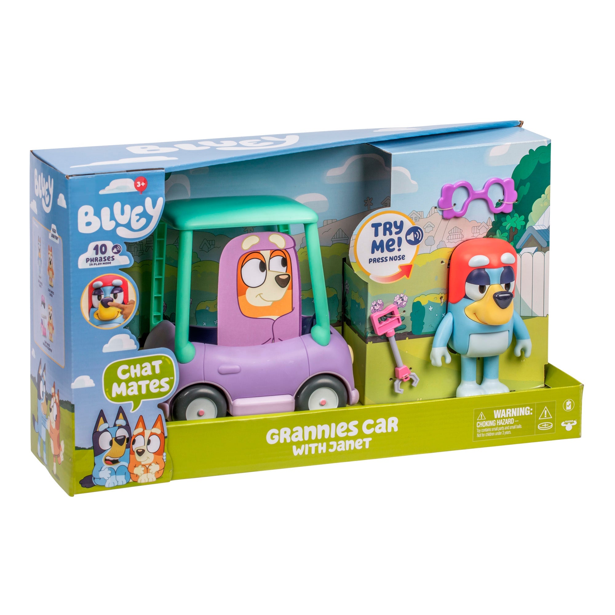 Bluey Chat Mates Janet Playset