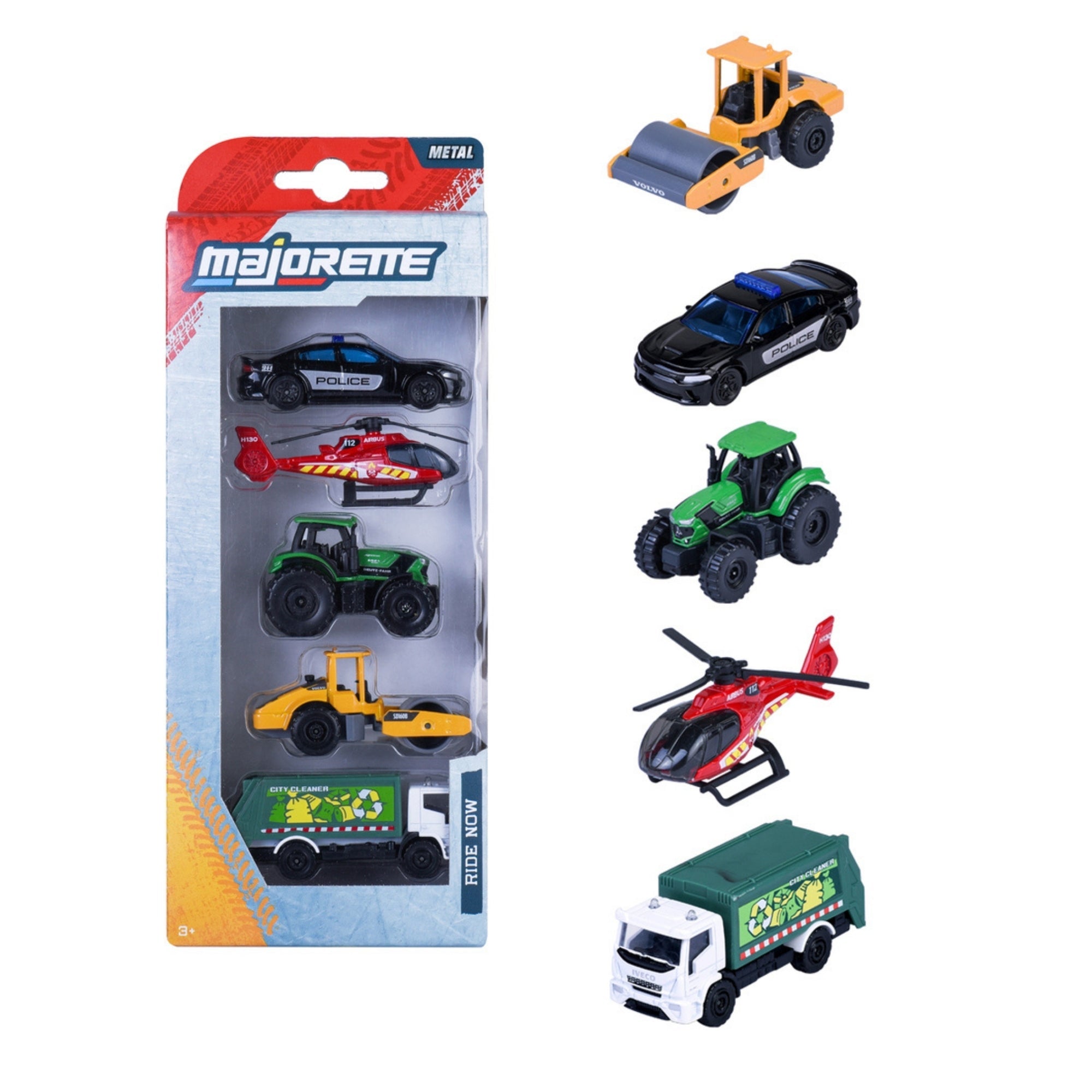 Majorette Street Car 5 Piece Diecast Set