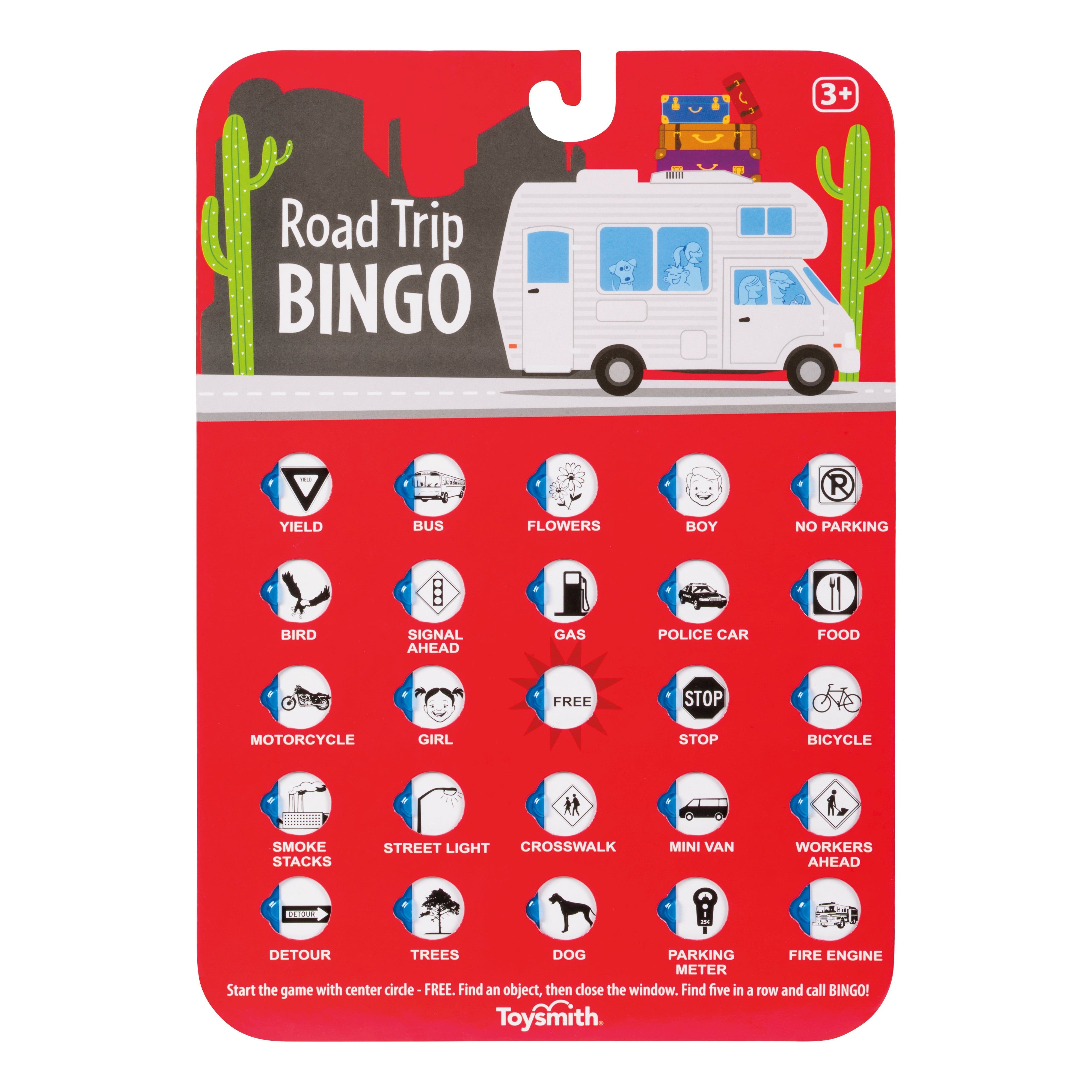 On The Way Games Road Trip Travel Bingo