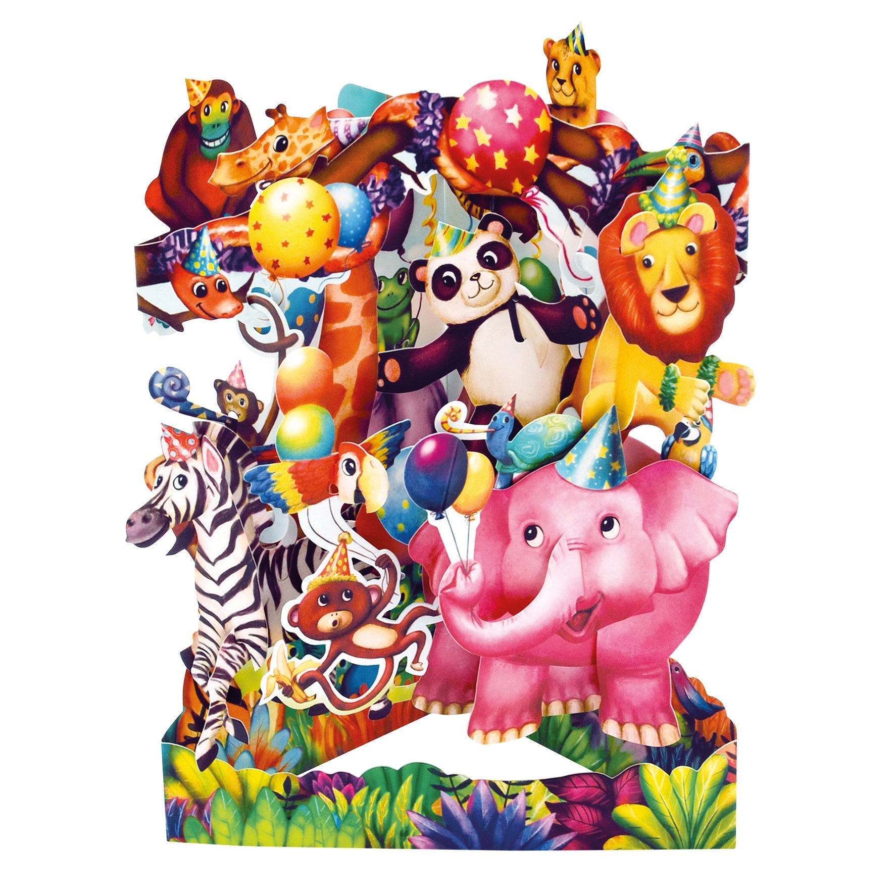 Santoro Swing Card: Animal Party
