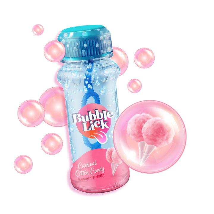 BubbleLick Cotton Candy Flavored Bubbles